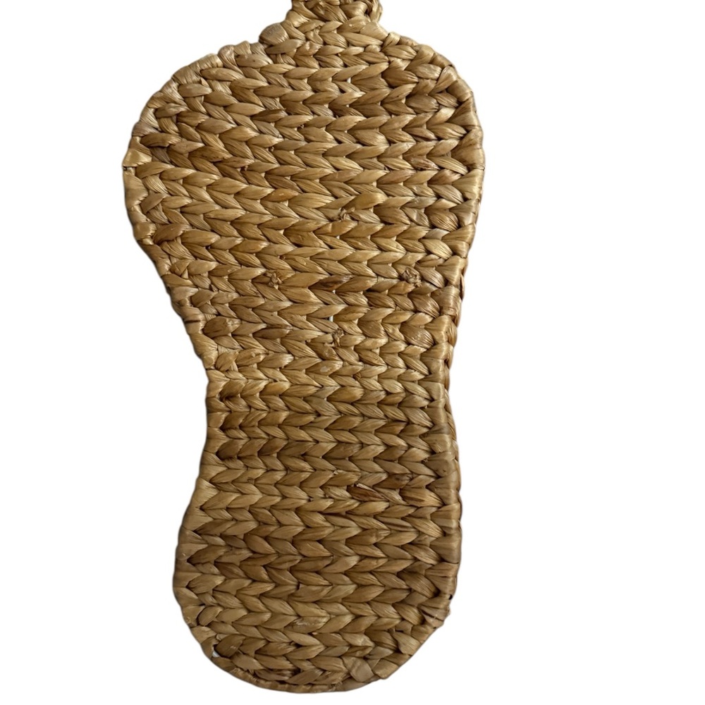 basket rattan/seagrass jalapeño shaped basket with dip holder - Picture 3 of 6